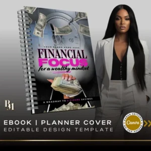 DIY eBook Cover Canva Templates | Financial Freedom & Money eBook Designs