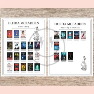 Freida McFadden Books Checklist – Digital Download, Printable for Thriller Fans!
