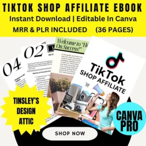 TikTok Shop Affiliate Hooks and Scripts | Monetize TikTok | MRR & PLR | Boost Sales and Engagement | Master Resell Rights | 2025