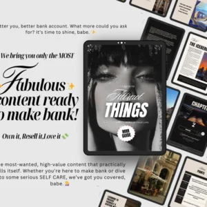 Boost Your Passive Income | 5 Done-for-You PLR Guides | MRR Glow Up Bundle | Self-Improvement & Personal Growth