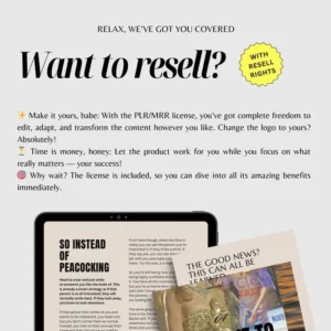 Boost Your Passive Income | 5 Done-for-You PLR Guides | MRR Glow Up Bundle | Self-Improvement & Personal Growth