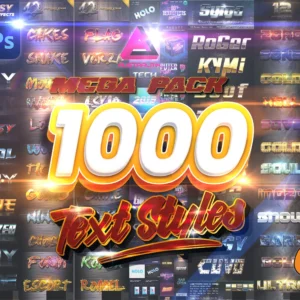 1000+ Premium Photoshop Text Effects & Styles | Editable PSDs with 1000+ Fonts