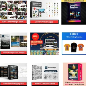 700+ GB Ultimate Graphic Bundle | Editable Banners, Flyers, Logos & Canva Templates | PSD & SVG Files