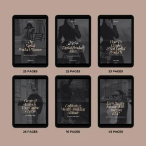 Passive Income eBook Bundle + Faceless Photos | Digital Download with Resell Rights MRR