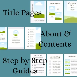 150-Page Canva eBook Template: A4 Course Workbook Digital Download