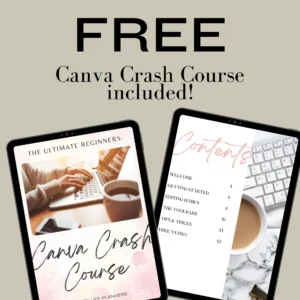 Canva eBook Template: 250-Page Course Workbook, Lead Magnet Template