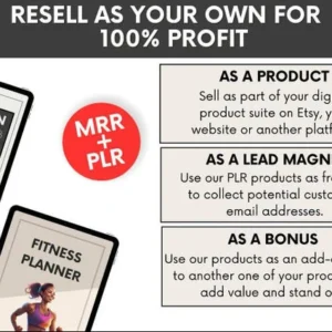 DFY Health & Fitness Bundle: PLR Ebooks, Planners, Guides (Ready to Resell)