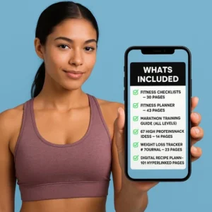 DFY Fitness Bundle — PLR Ebooks, Planners, and Weight Loss Journal (Digital Download).