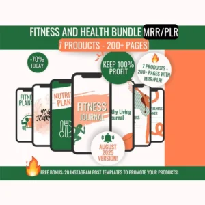 DFY Digital Products eBook Bundle PLR, Ready To Resell, Canva Templates, Weight Loss Planner Bundle