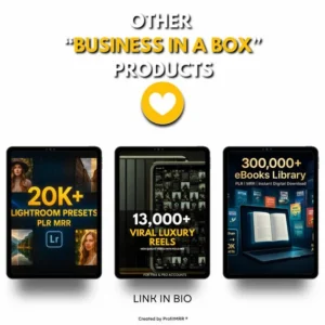 PLR/MRR +1100 Fitness Instagram Templates – Editable Canva Pack for Coaches