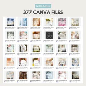 UPDATED — 7500 Templates, Planners, Trackers, Journals & Calendars | Fully Editable in Canva, Rebrand and Resell with Master Label Rights (MRR + PLR).