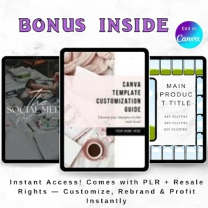 400+ Faceless Instagram Carousel Templates — Canva Editable MRR/PLR (Digital Download).